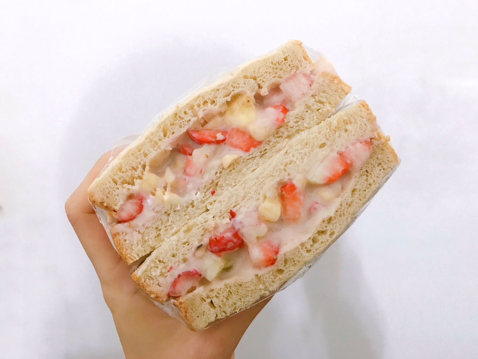 🥪『颜值超高快手减肥餐』🍓酸奶草莓三明治的做法 步骤10
