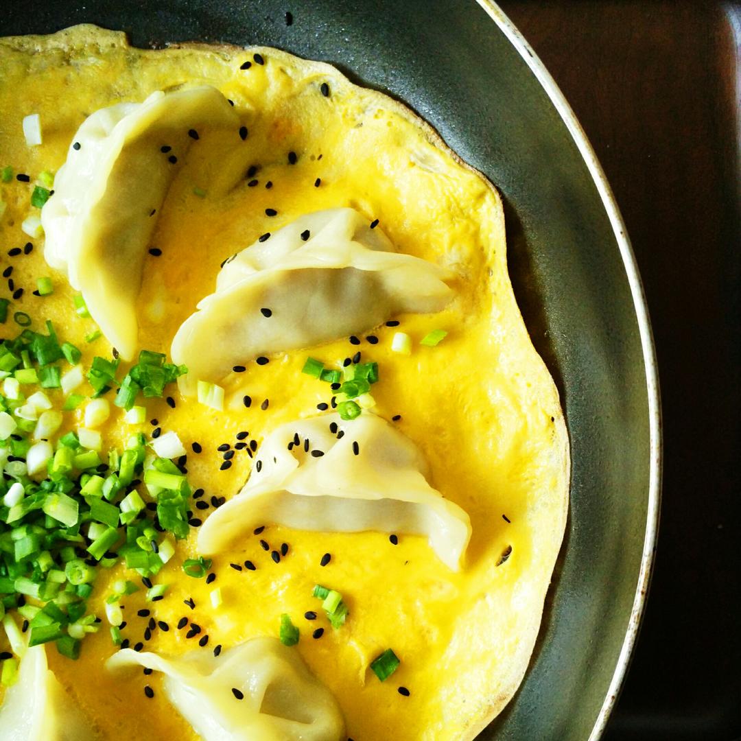 懒人快手抱蛋煎饺