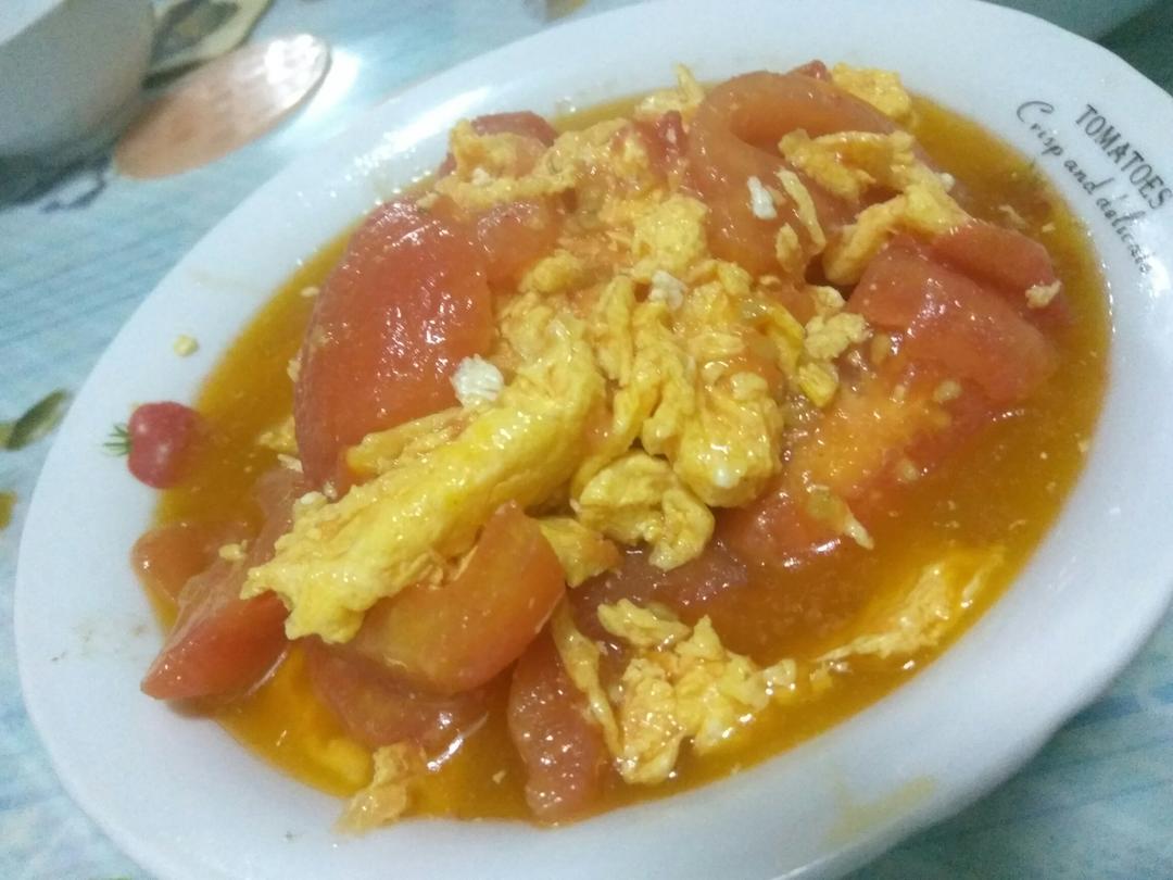 西红柿炒鸡蛋