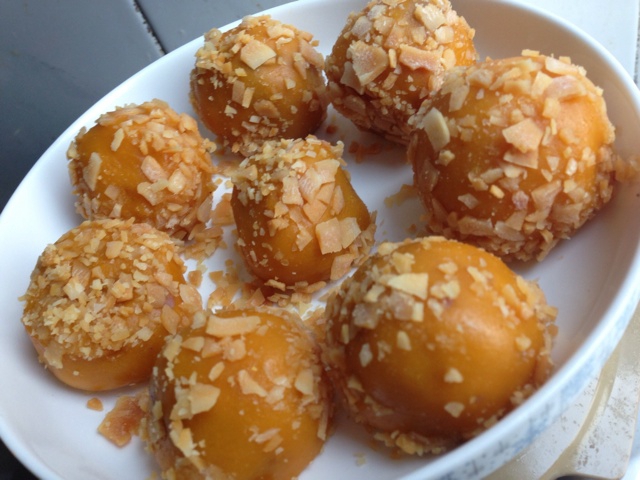 椰香南瓜紫薯糯米糍