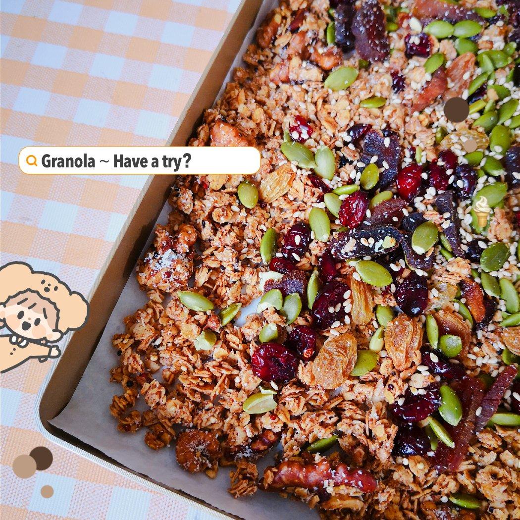 什锦granola烤燕麦片丨健康·零食