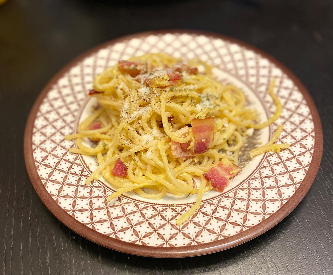 Spaghetti Carbonara 意式咸肉芝士意粉