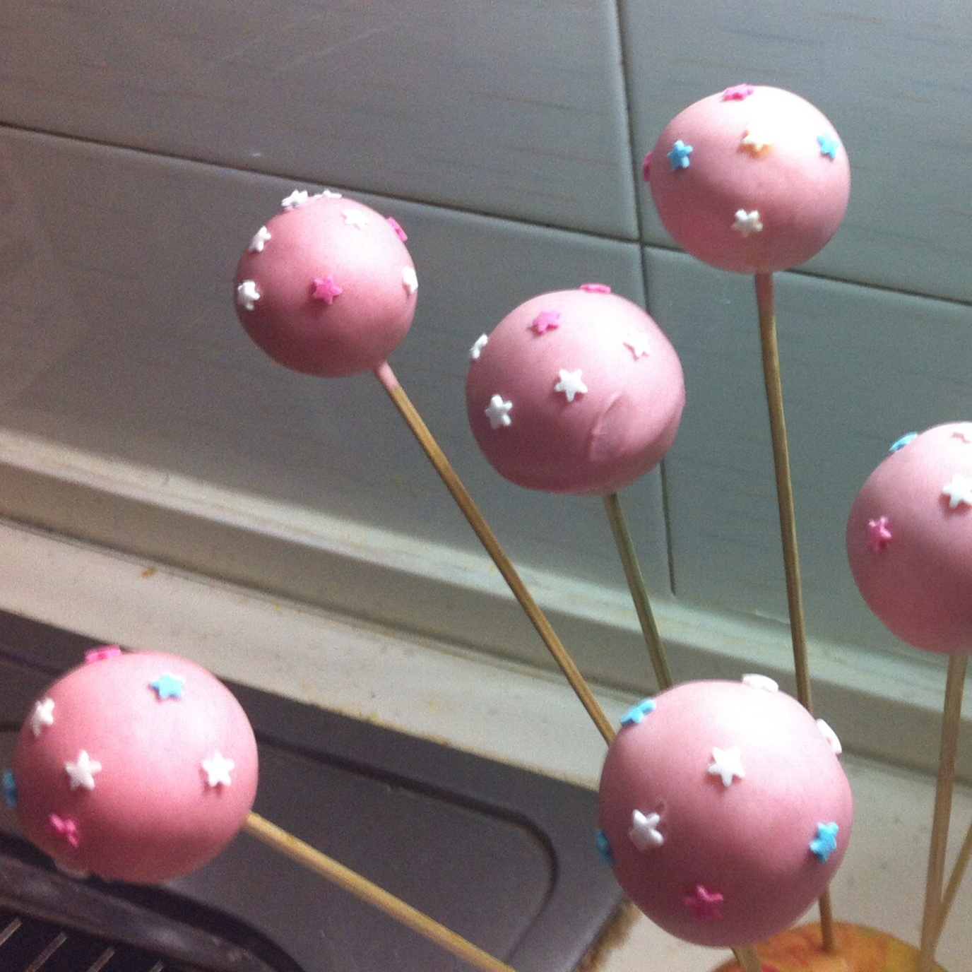 棒棒糖蛋糕 cake pops 做法