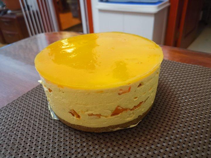 【视频】芒果慕斯（6寸） | 含镜面果胶配方