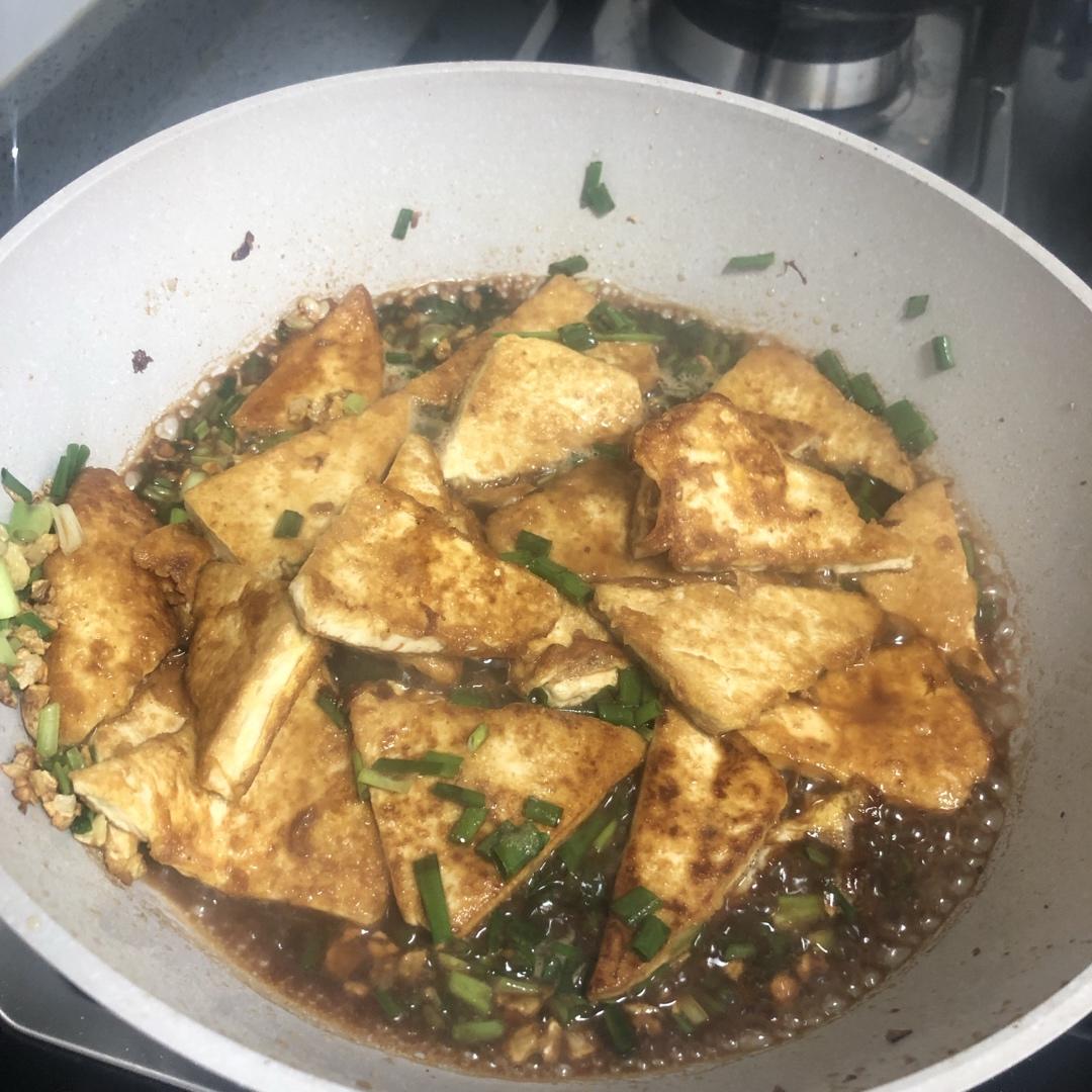 焖煎豆腐
