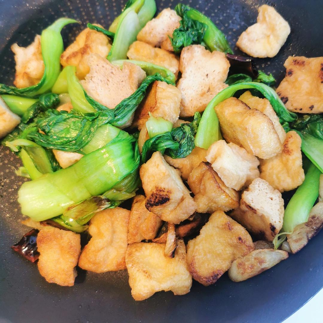 青菜油豆腐