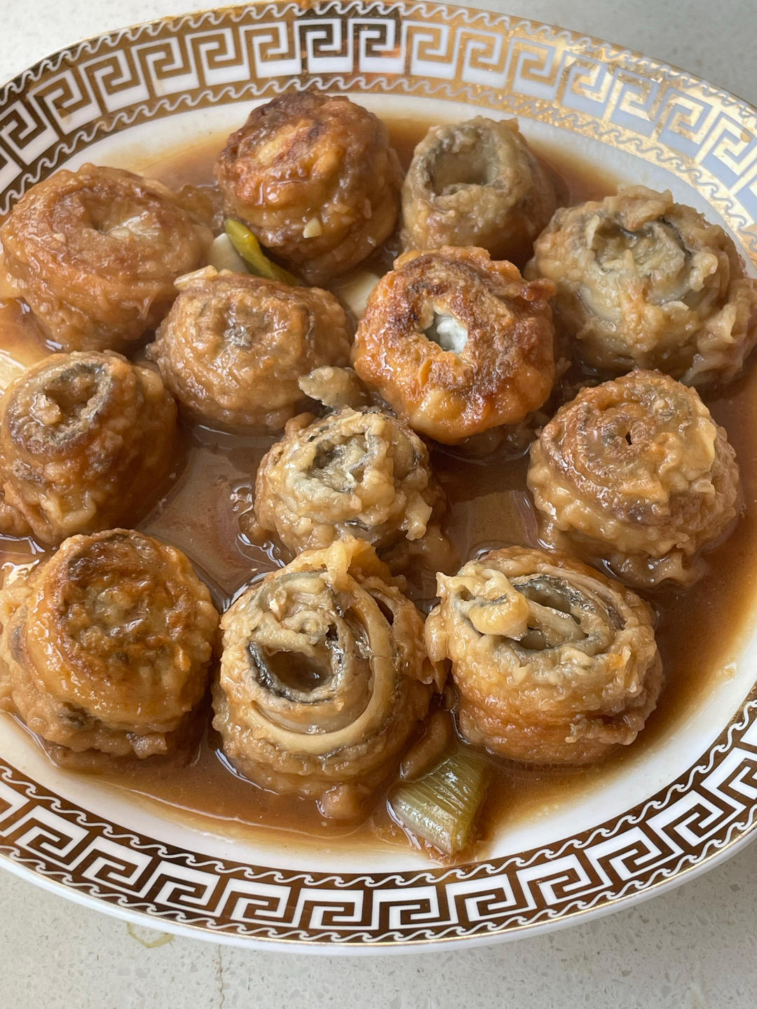 红烧带鱼卷