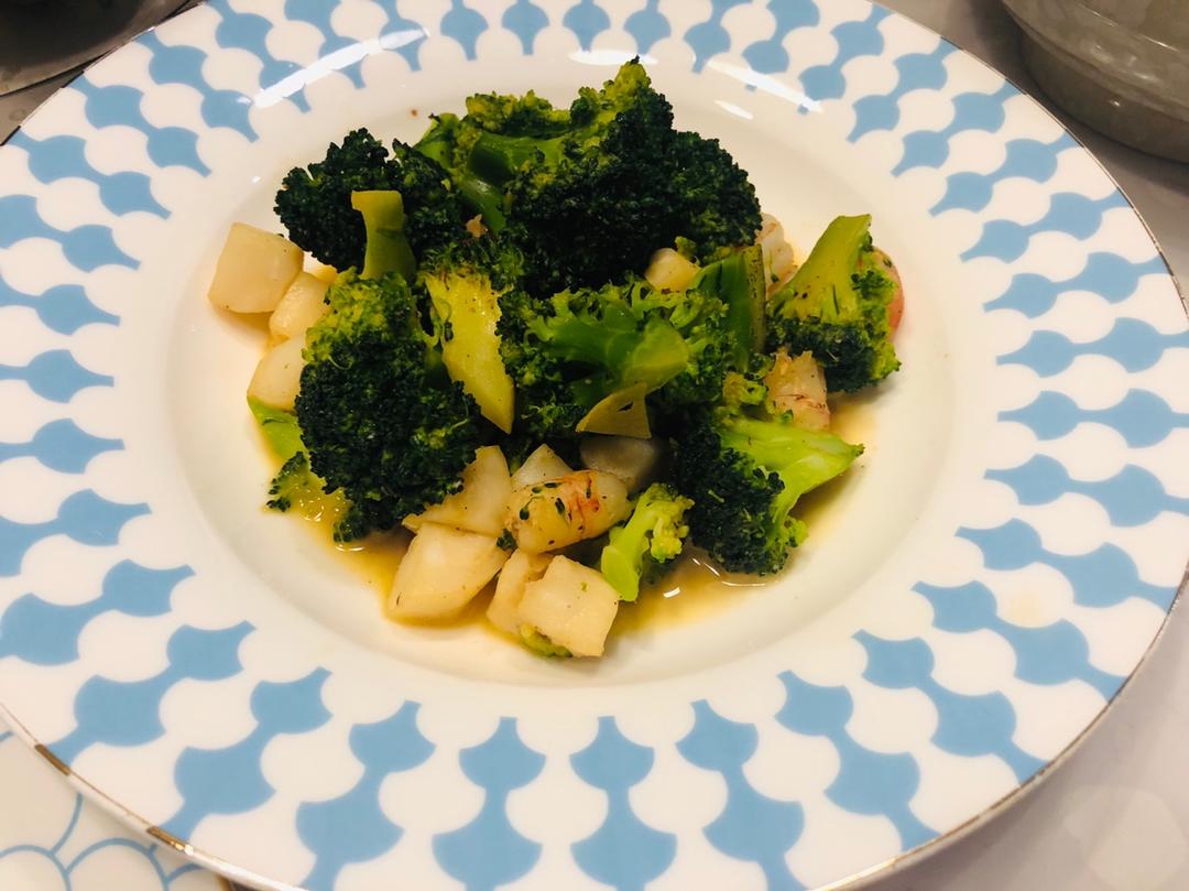 礼拜天天天做的干贝西兰花