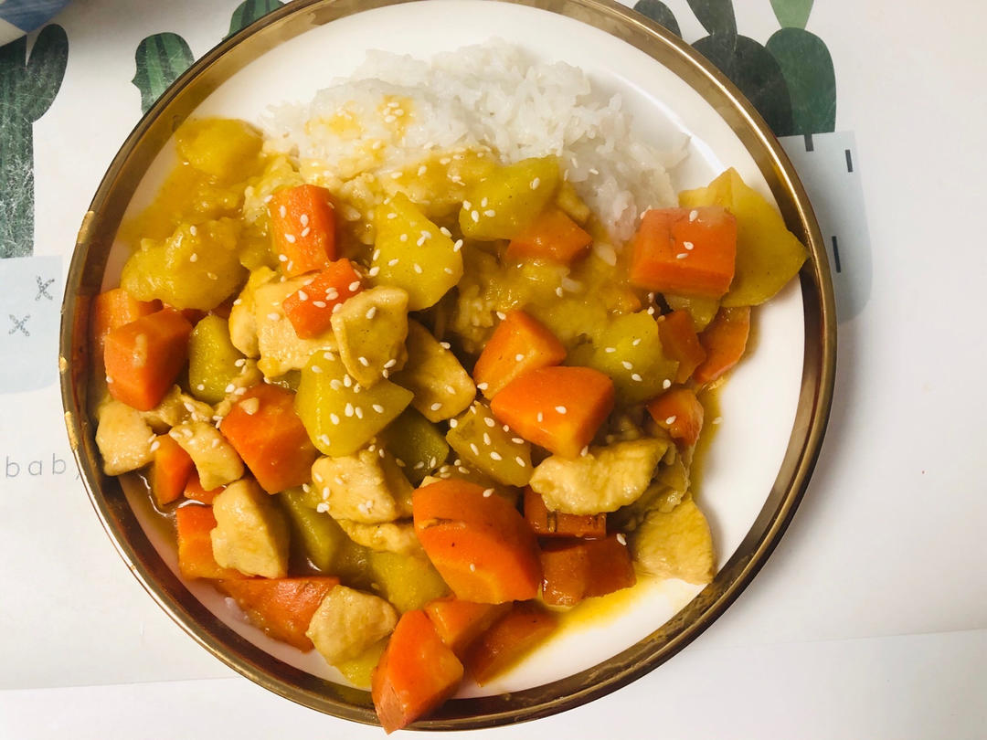 零失败日式咖喱鸡肉饭！！最正宗日本家庭做法！简单又好吃！
