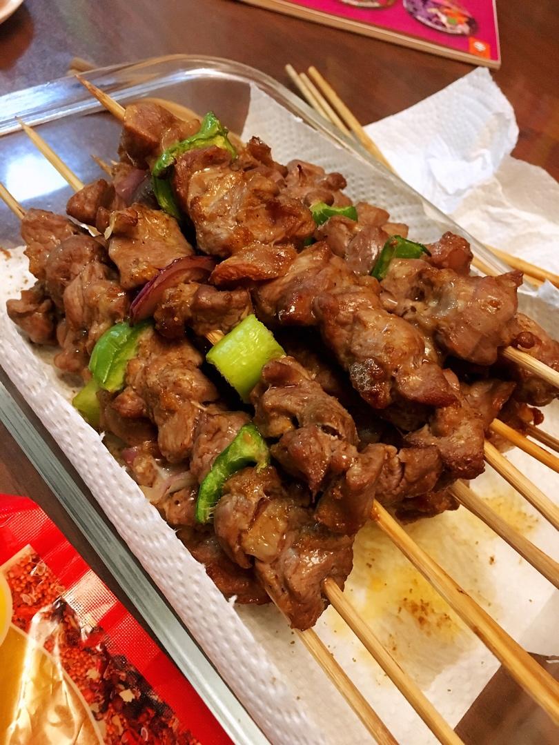 烤箱版羊肉串