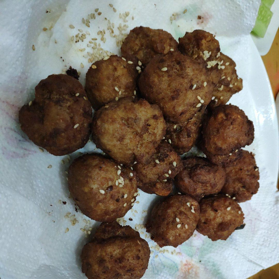 教你做💥解馋又过瘾的肉丸子，外酥里嫩巨好吃