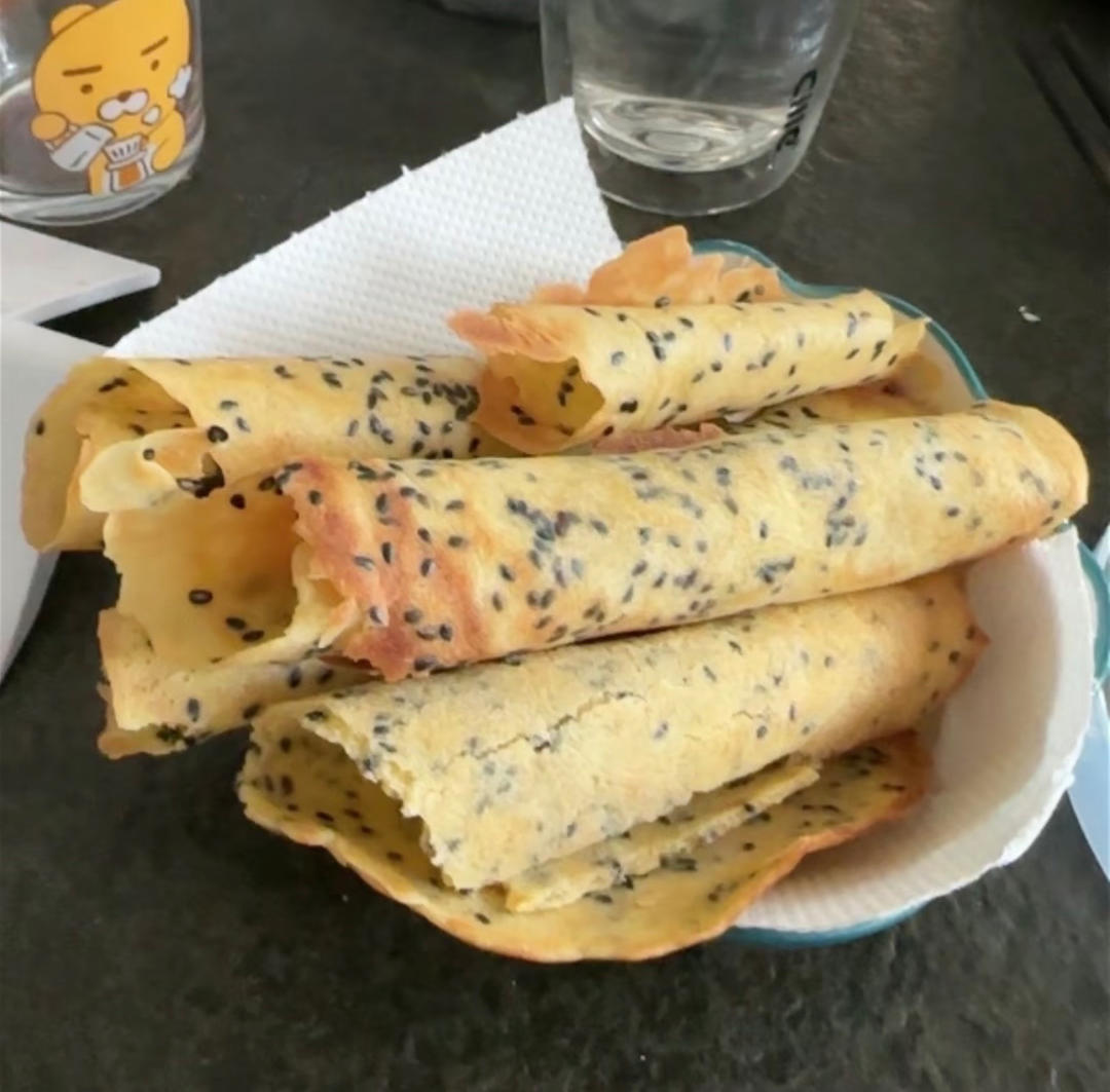 芝麻蛋卷（电饼铛）