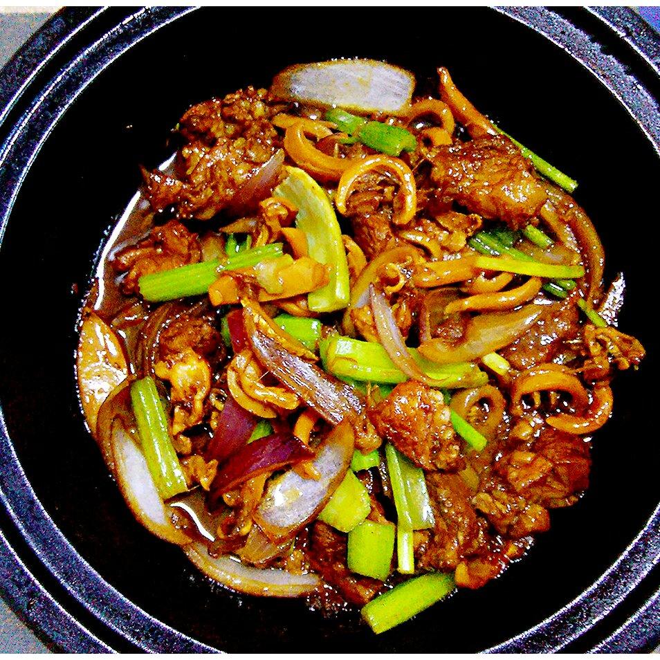 岁岁安然做的墨鱼干烧肉