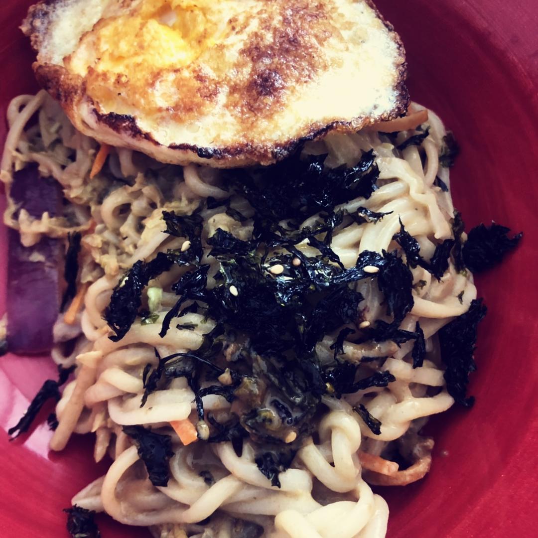 花生酱海苔意面