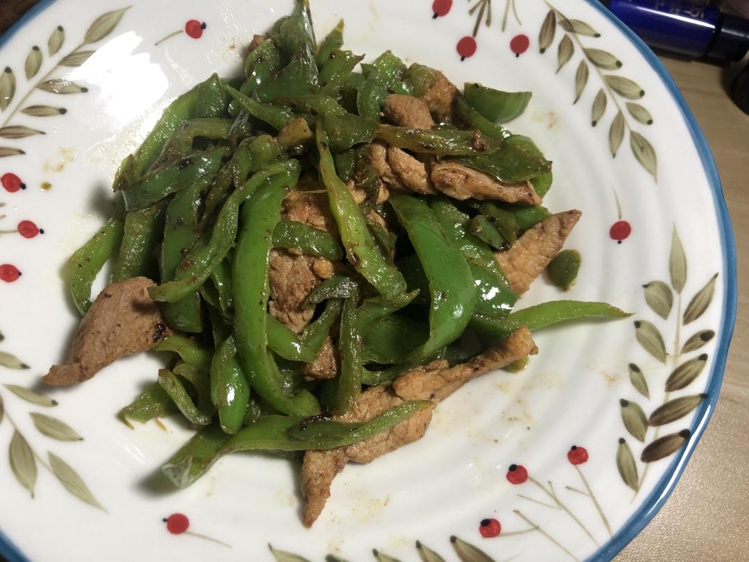 巨下饭的青椒炒肉丝