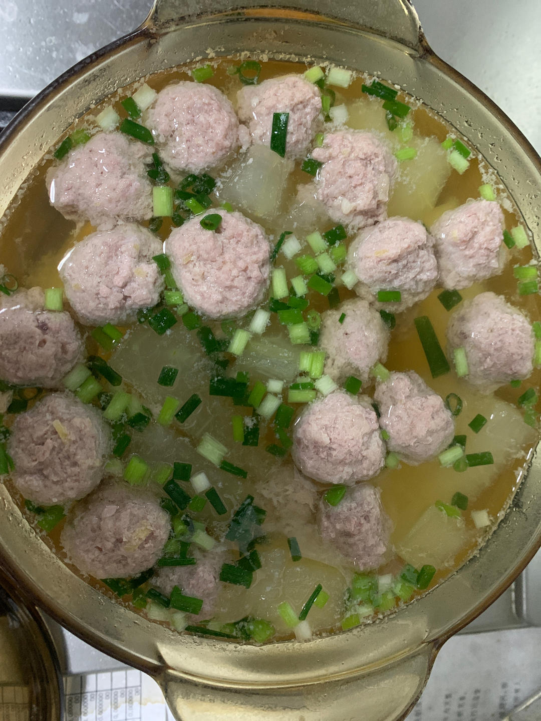 巨鲜美的冬瓜丸子汤