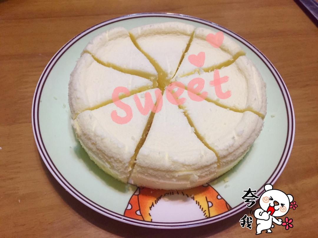 蒸蛋糕。。。清蒸戚风蛋糕---健康营养蒸出来（2蛋6寸）