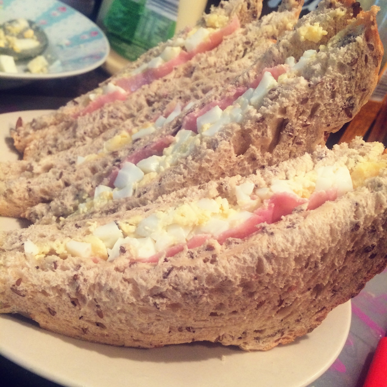 八分钟的鸡蛋三明治