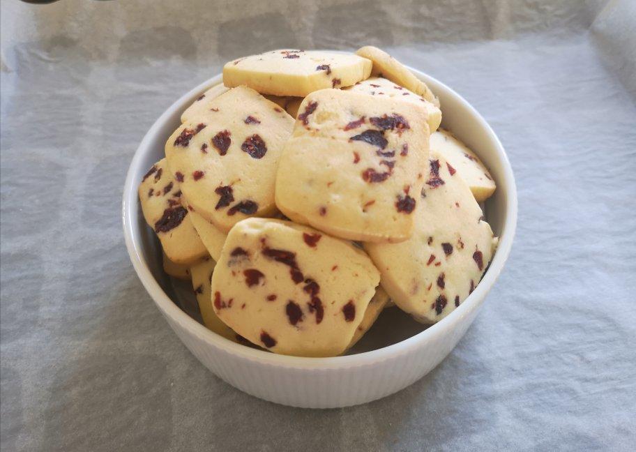 低糖少油版蔓越莓饼干