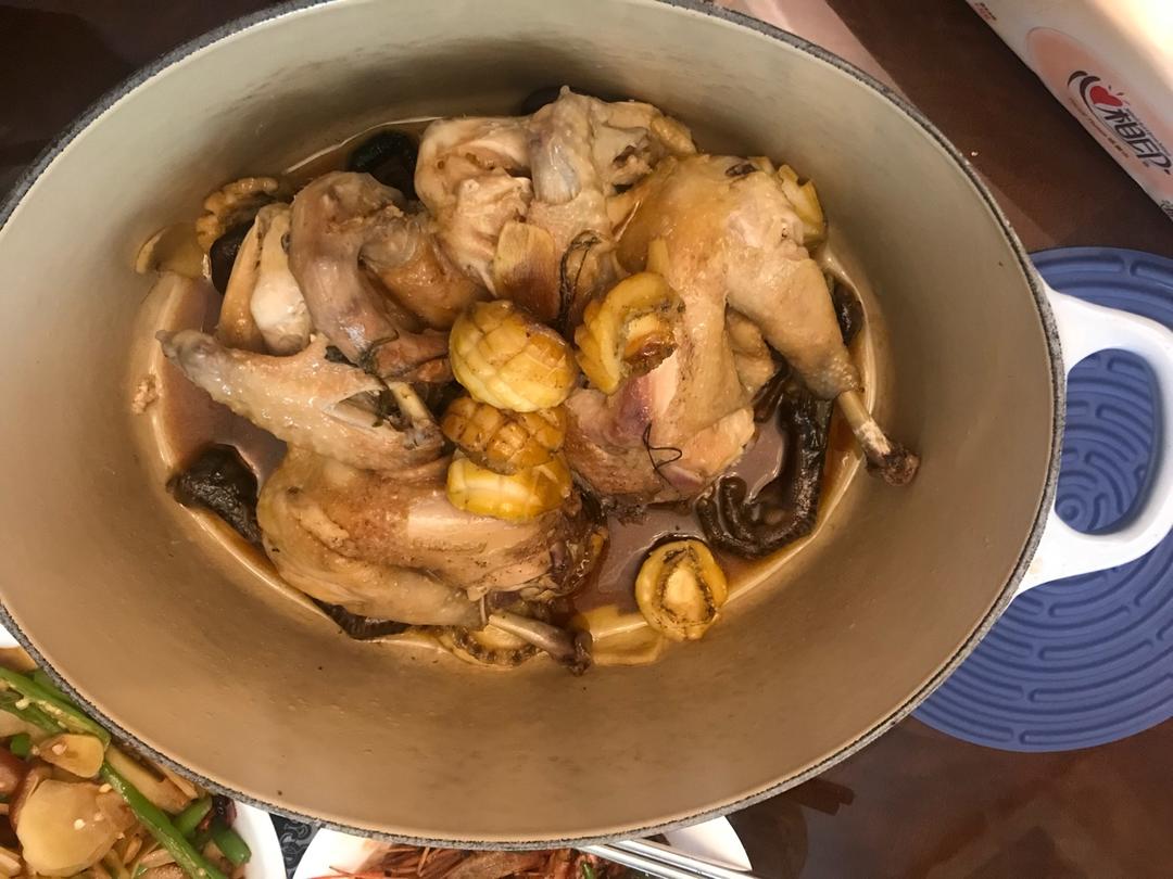 葱油焖鸡-Staub 铸铁锅