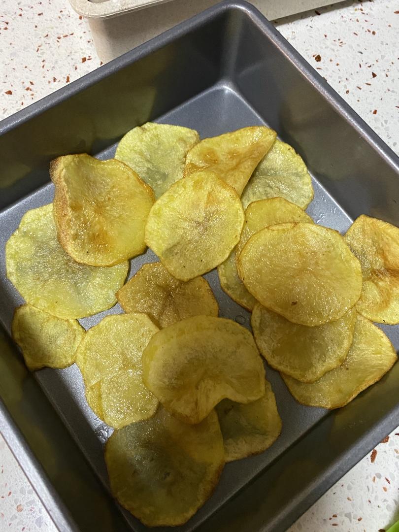 自制炸薯片，学会以后再也没买过薯片