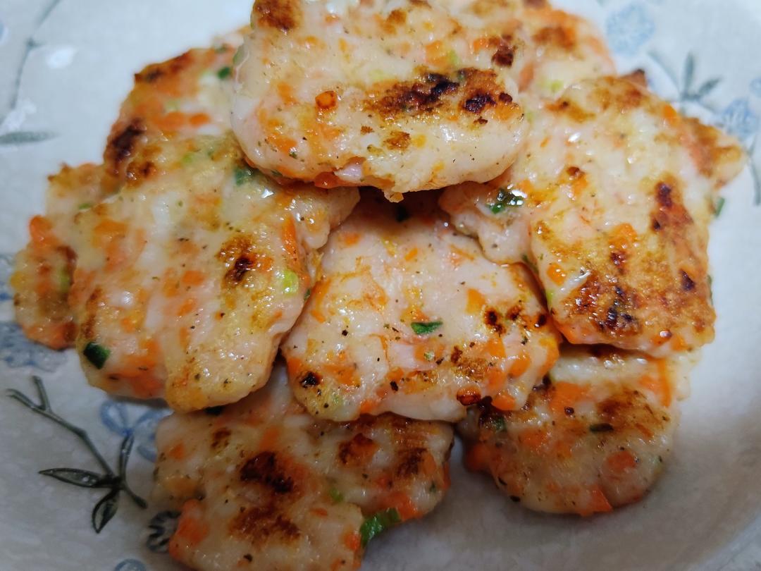 香煎虾饼