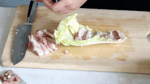 猪肉白菜千层锅的做法 步骤4