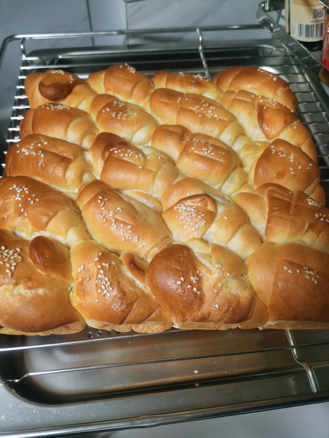 牛奶面包卷（直接法）