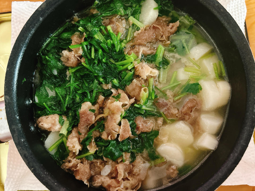 山药牛肉汤