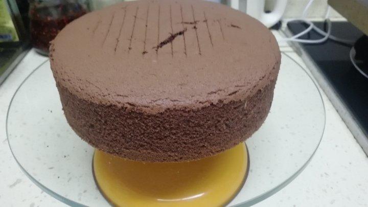 可可戚风蛋糕～8寸～百分百成功