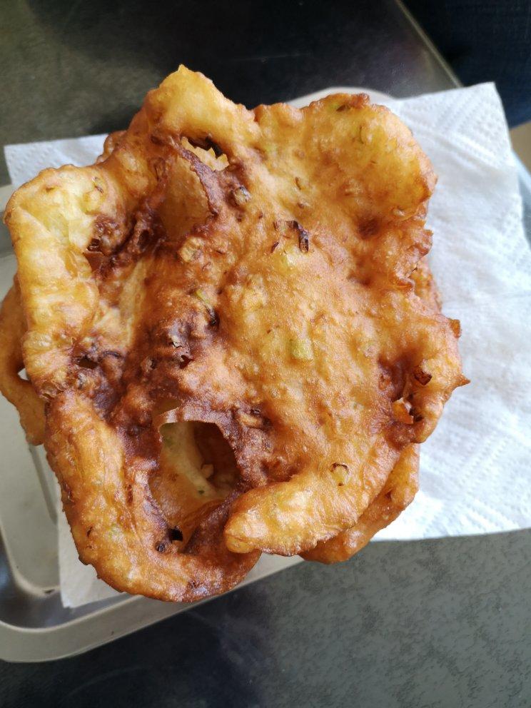 海盗婆做的油炸葱油饼