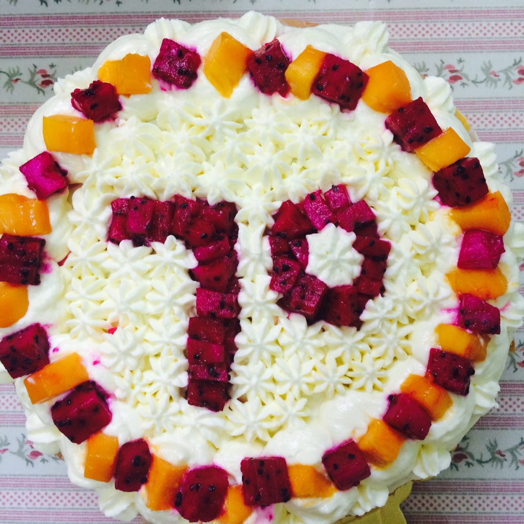 【零失败】不会裱花没关系的水果裸蛋糕 芒果裸蛋糕 完美戚风胚