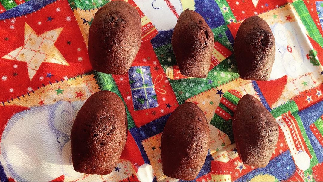 焦糖巧克力玛德琳