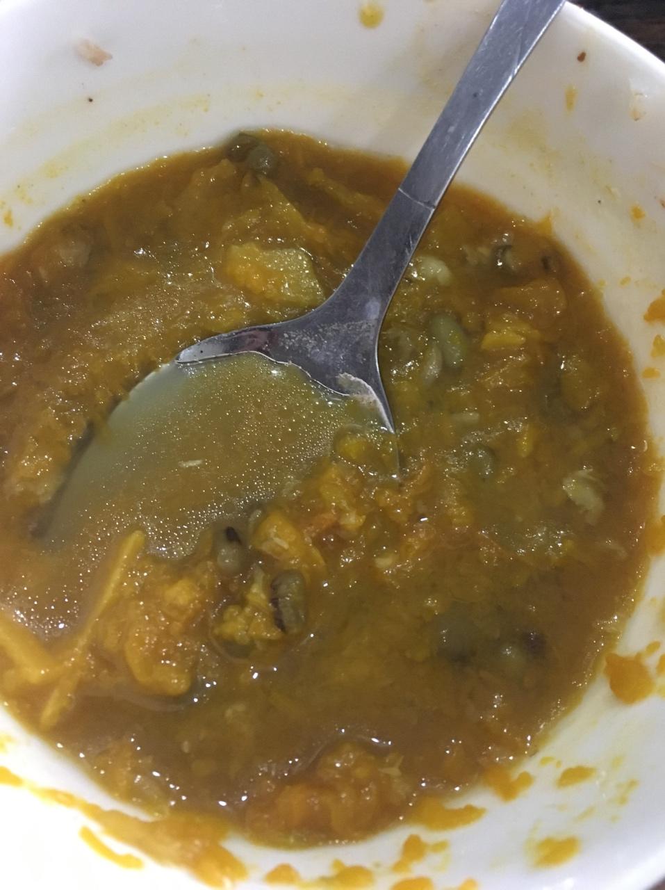 南瓜绿豆排骨汤