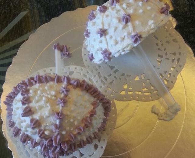 创意奶油蛋糕太阳伞