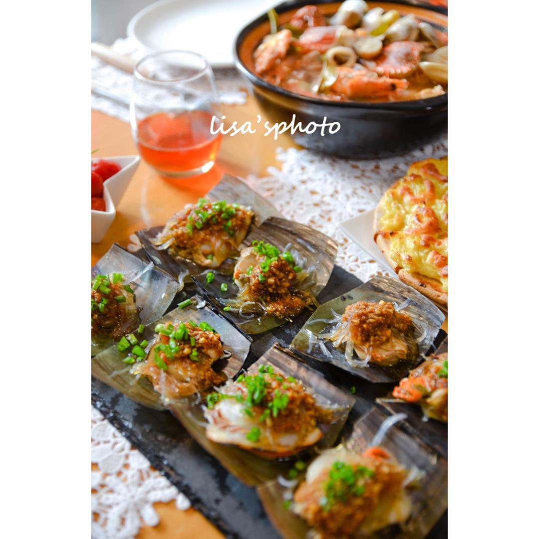 蒜蓉粉丝蒸扇贝