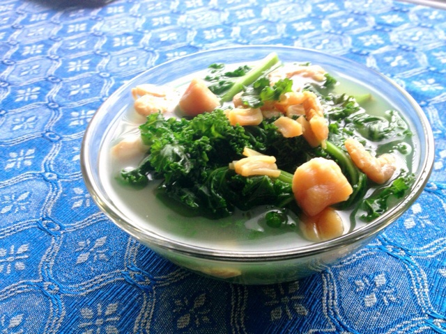 shooisathome做的上汤羽衣甘蓝