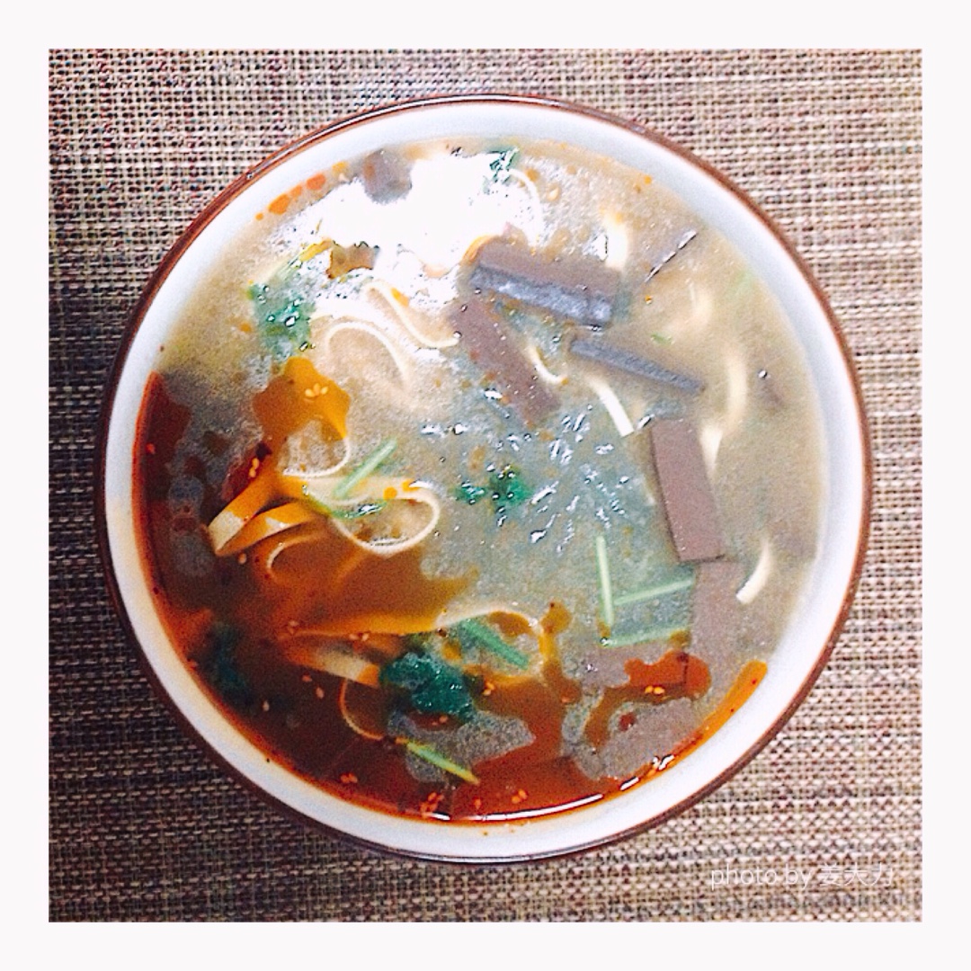 鸭血粉丝汤
