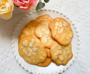 酥脆香甜❗️无需打发的杏仁薄脆饼干的做法 步骤4