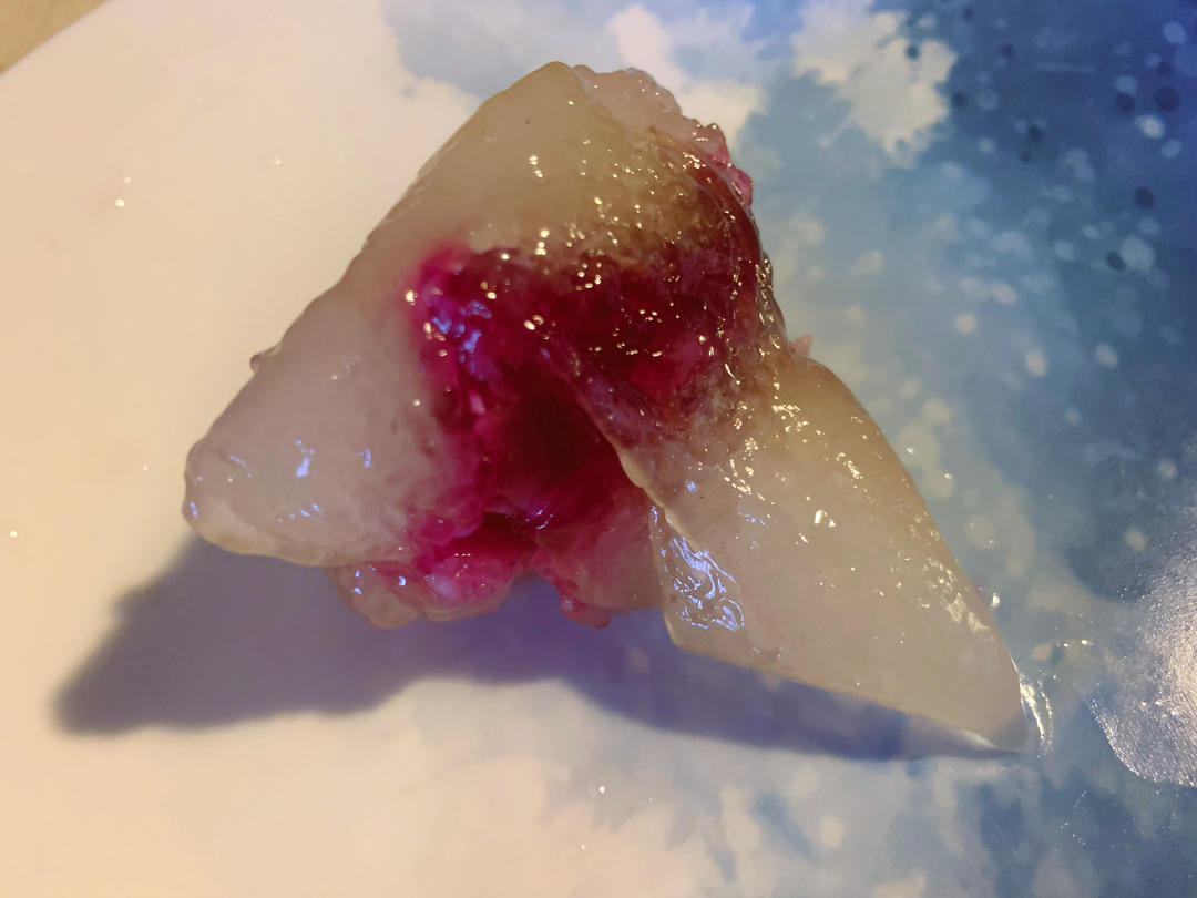 紫薯西米水晶粽