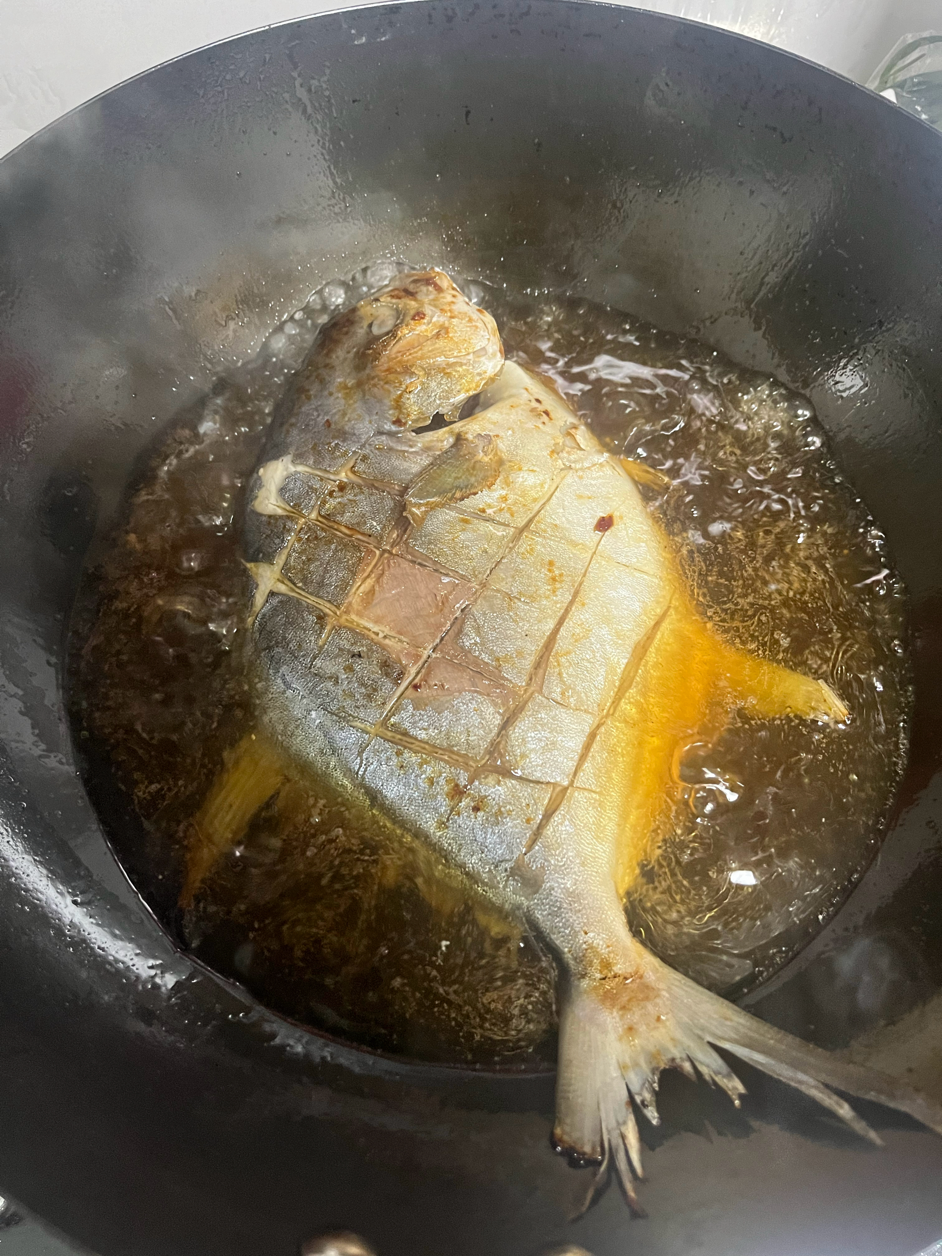 红烧金鲳鱼