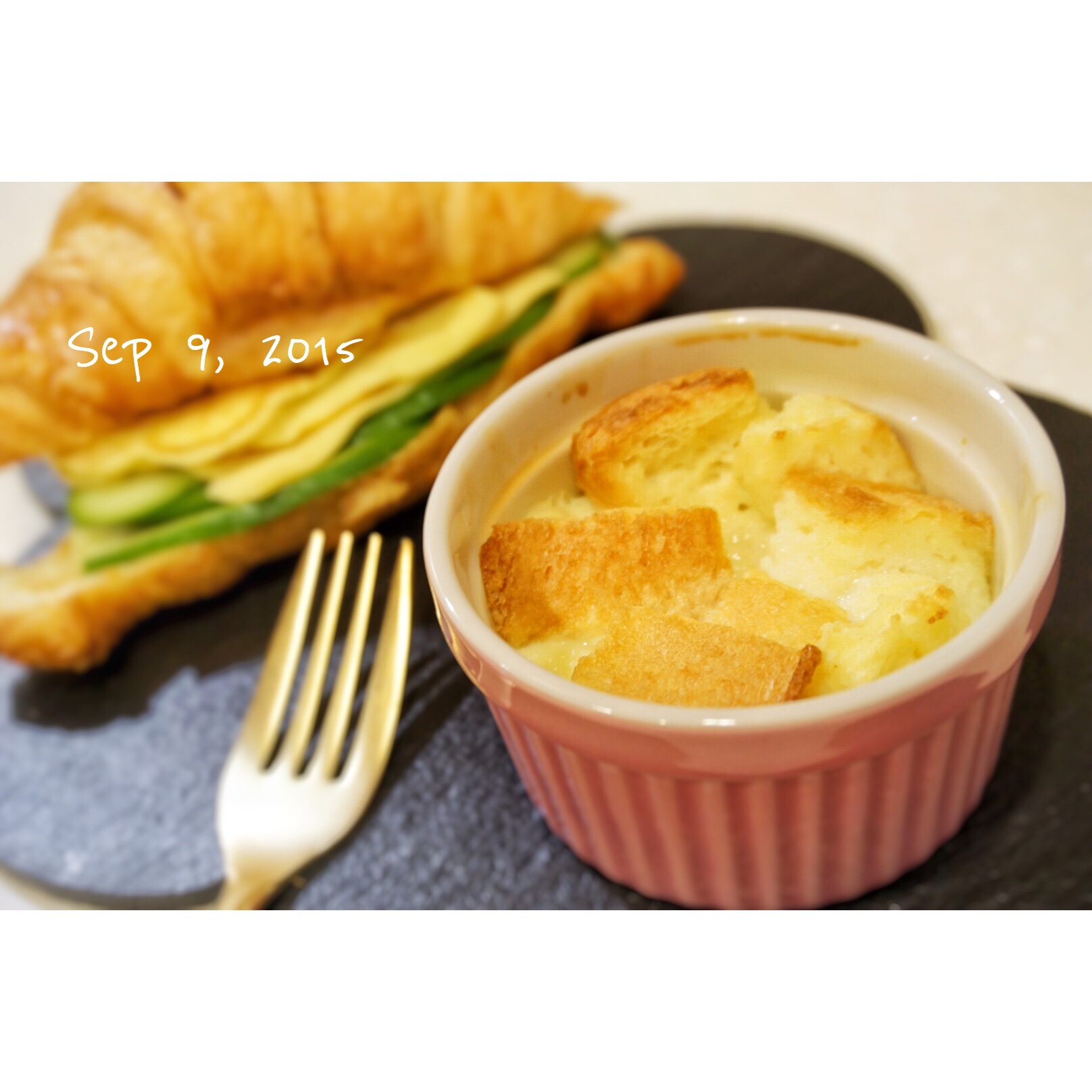 焗烤蔓越梅吐司布丁