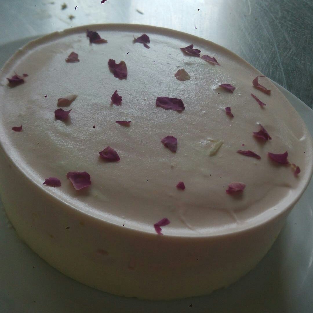 玫瑰冻芝士蛋糕