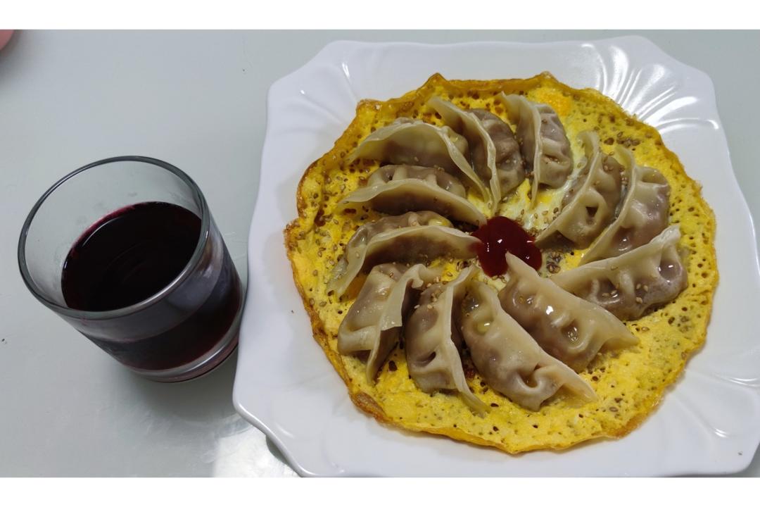 懒人快手抱蛋煎饺