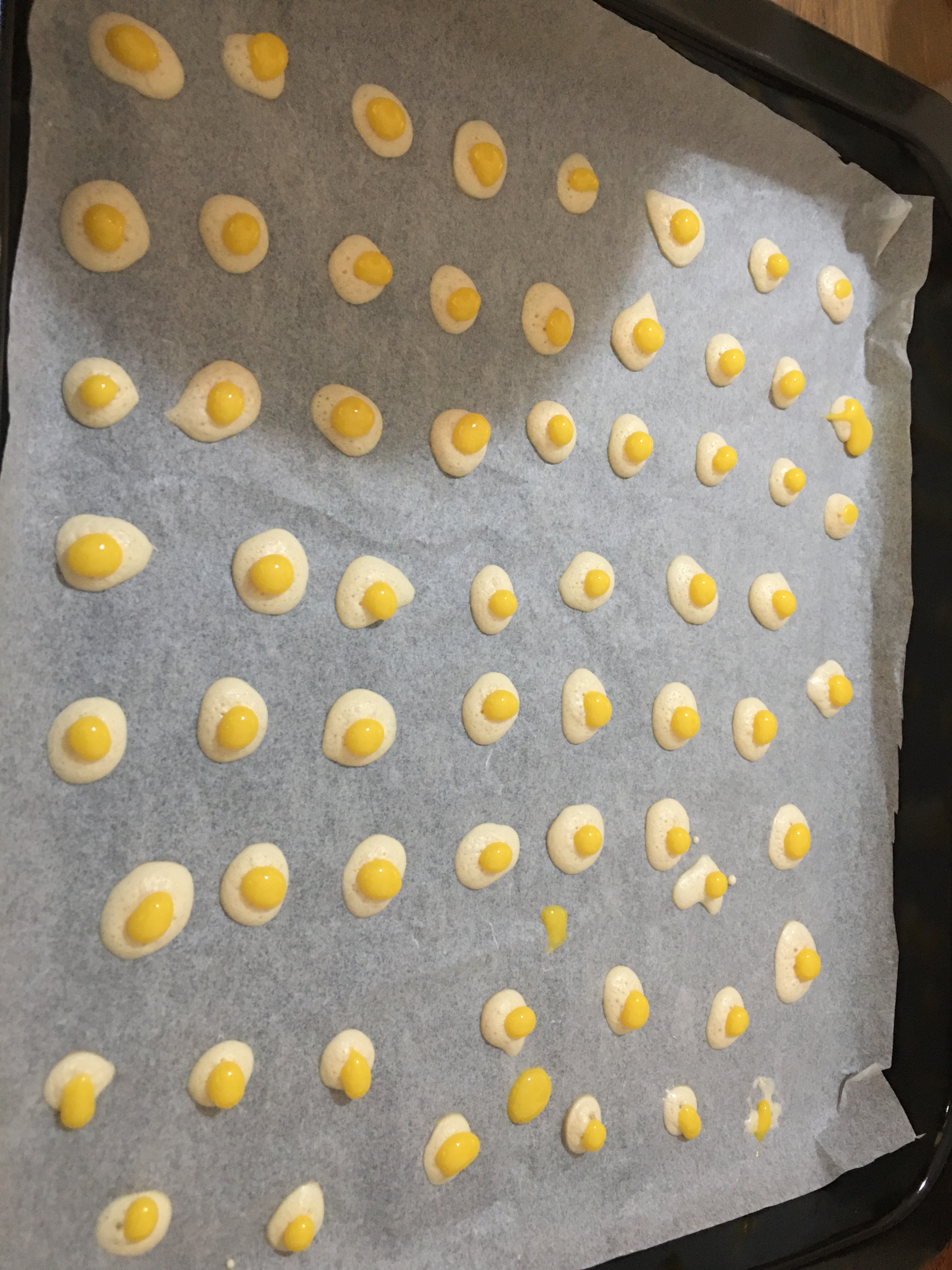 小小鸡蛋溶豆饼的做法 步骤1