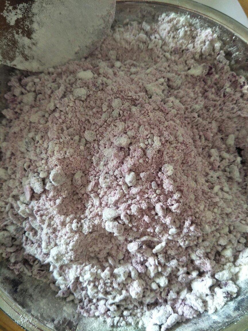 奶香紫薯馒头