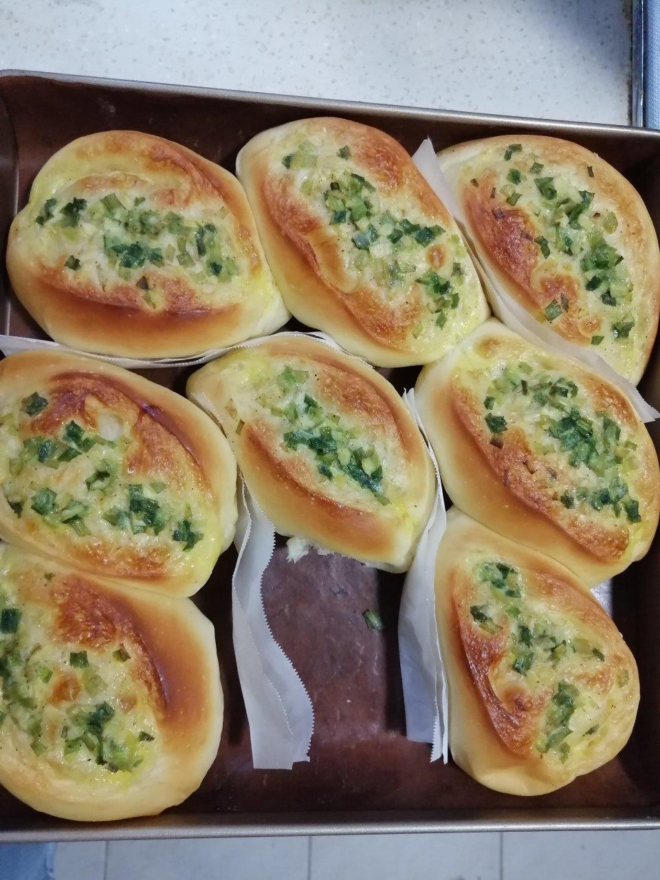 经典台式面包—香葱面包