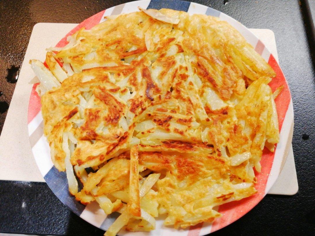 土豆丝鸡蛋饼