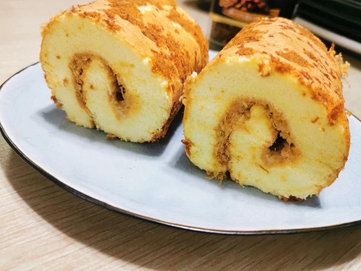 怎么卷都不裂的肉松蛋糕卷