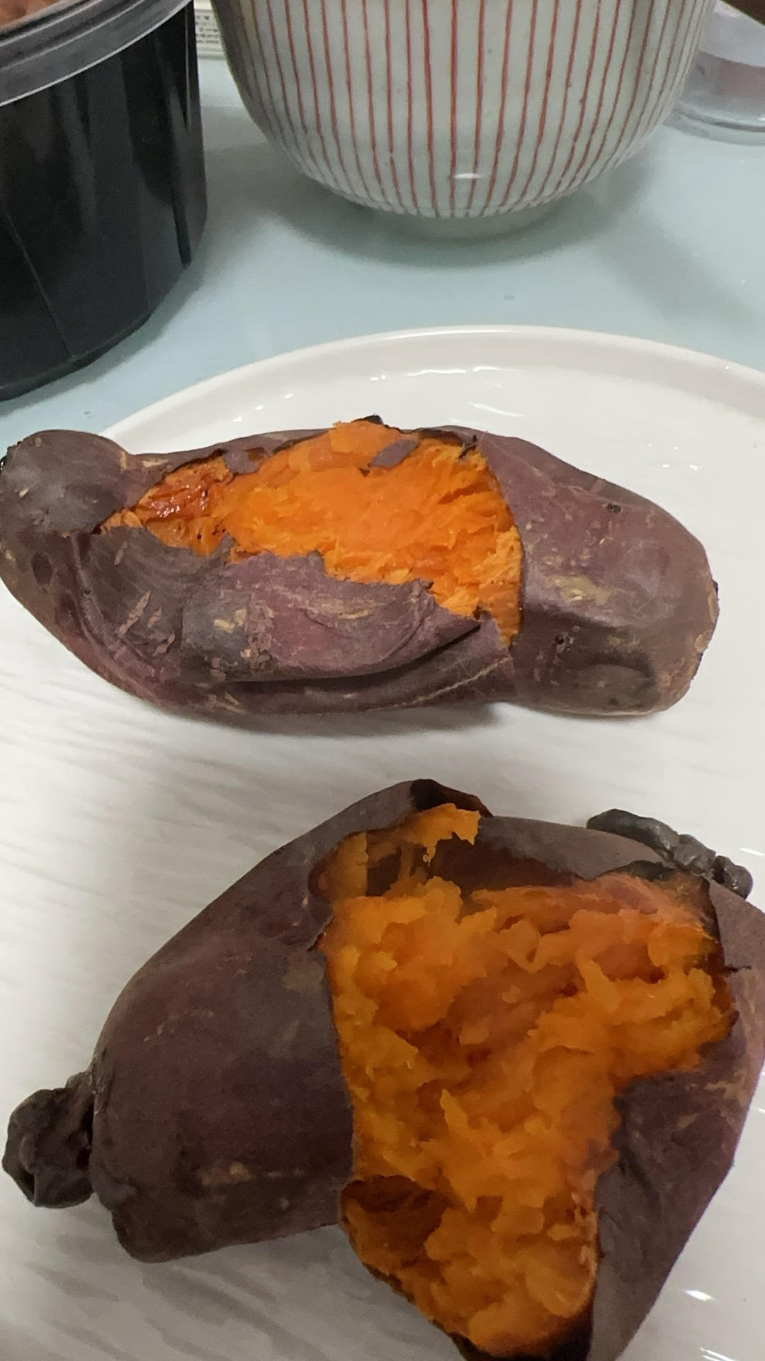 空气炸锅烤红薯(超级简单)